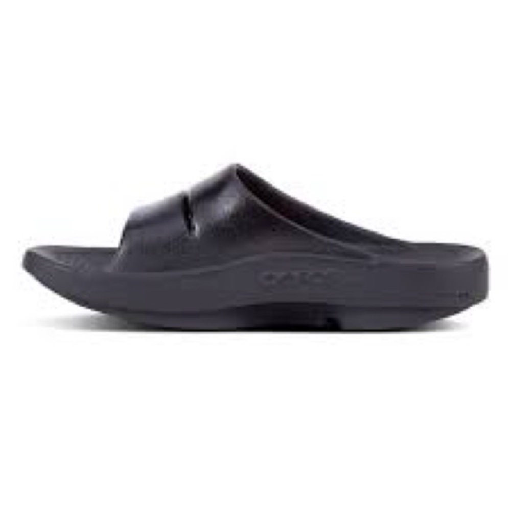 Oofos ooahh slides recovery shoes black comfort Shoes unisex sizing women’s 7